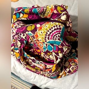 Vera Bradley weekender bag.